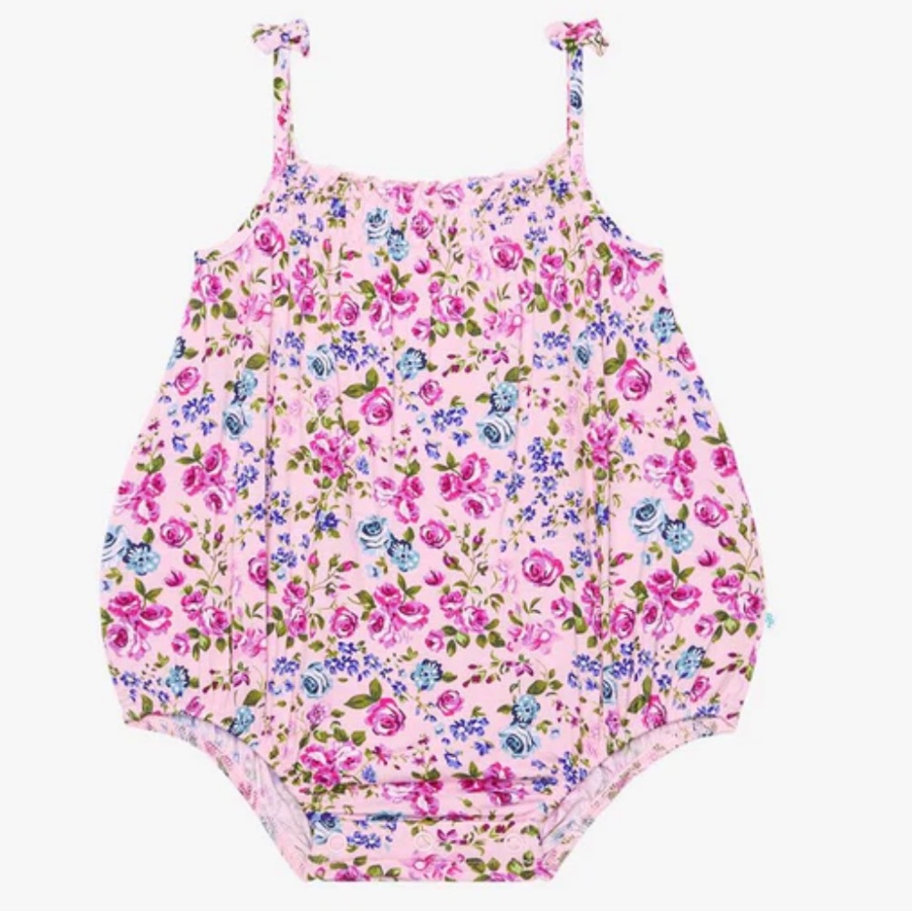 NWT Posh Peanut Floral Romper 3-6M